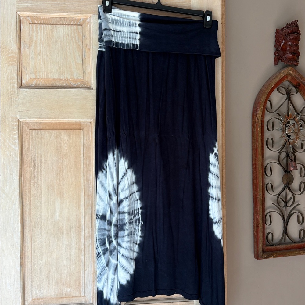 Lane Bryant Black and White Tie-Dye Women's Skirt Size 22 - Picture 4 of 6